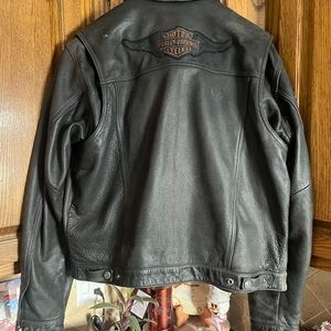 Harley Davidson Distressed Leather Jacket